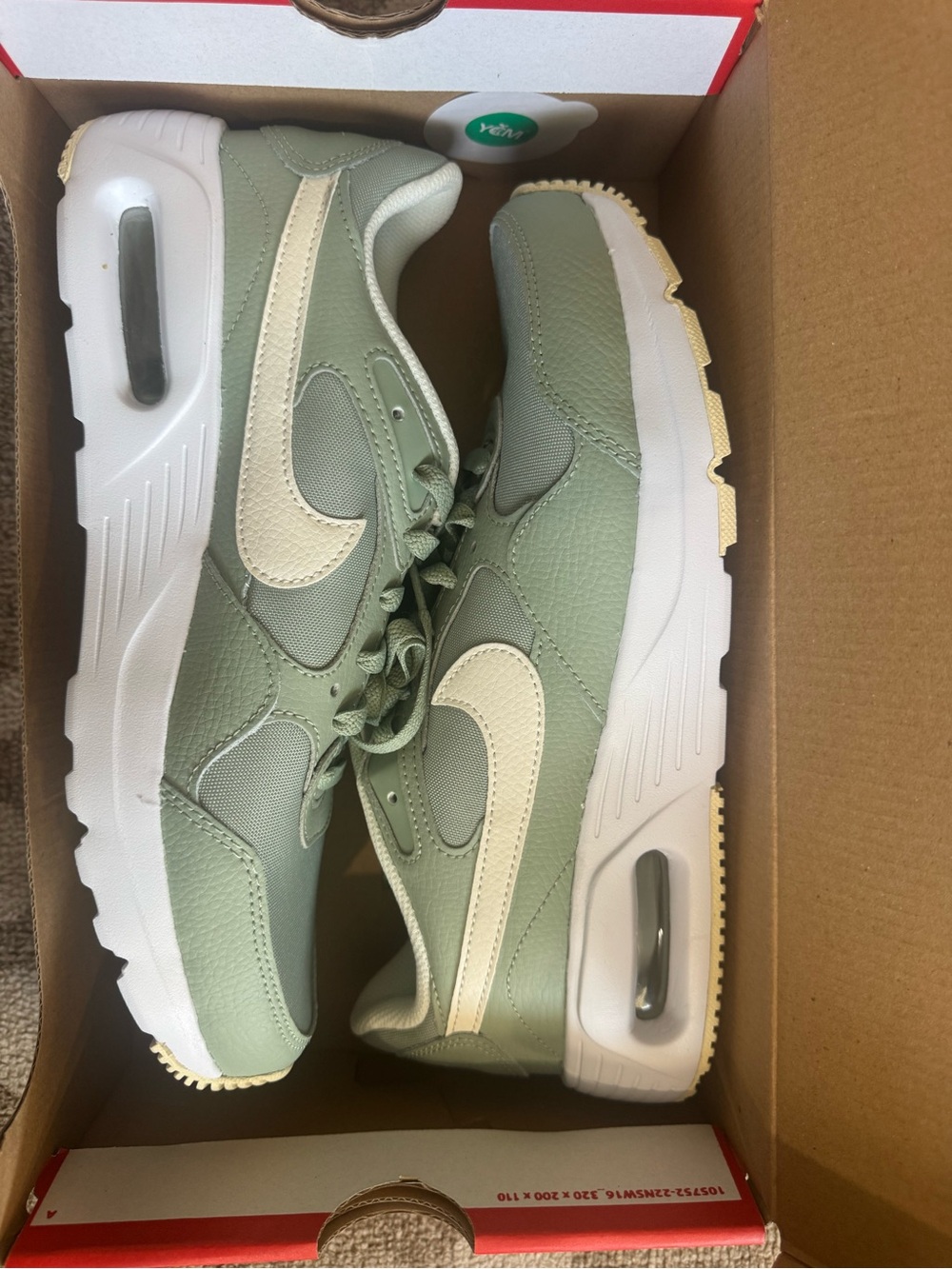 Nike Jade Horizon Green and White Low-Top Sneakers